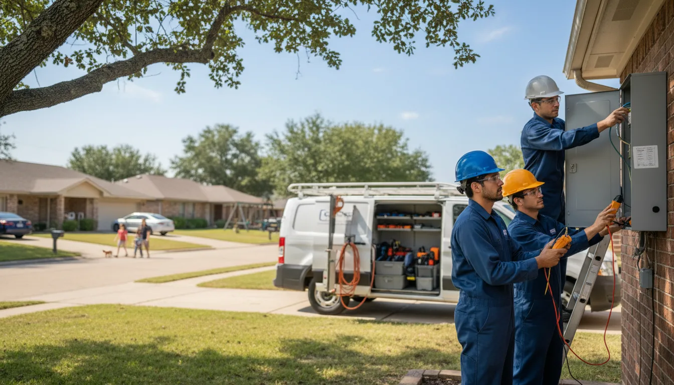 Certified electrician providing emergency electrical services in Keller, WA